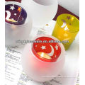 elegant frosting suit glass candle holders star moon romantic